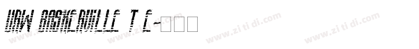 URW Baskerville T E字体转换